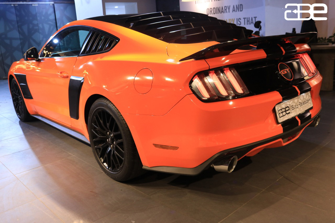Ford Mustang GT V8 5.0 L 756 - Orange with Black Interior I AutoBest