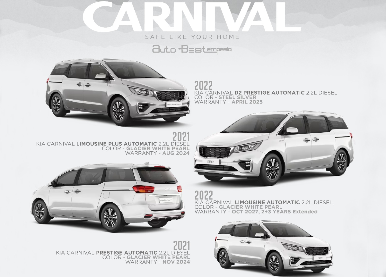 KIA CARNIVAL D2 PRESTIGE AT