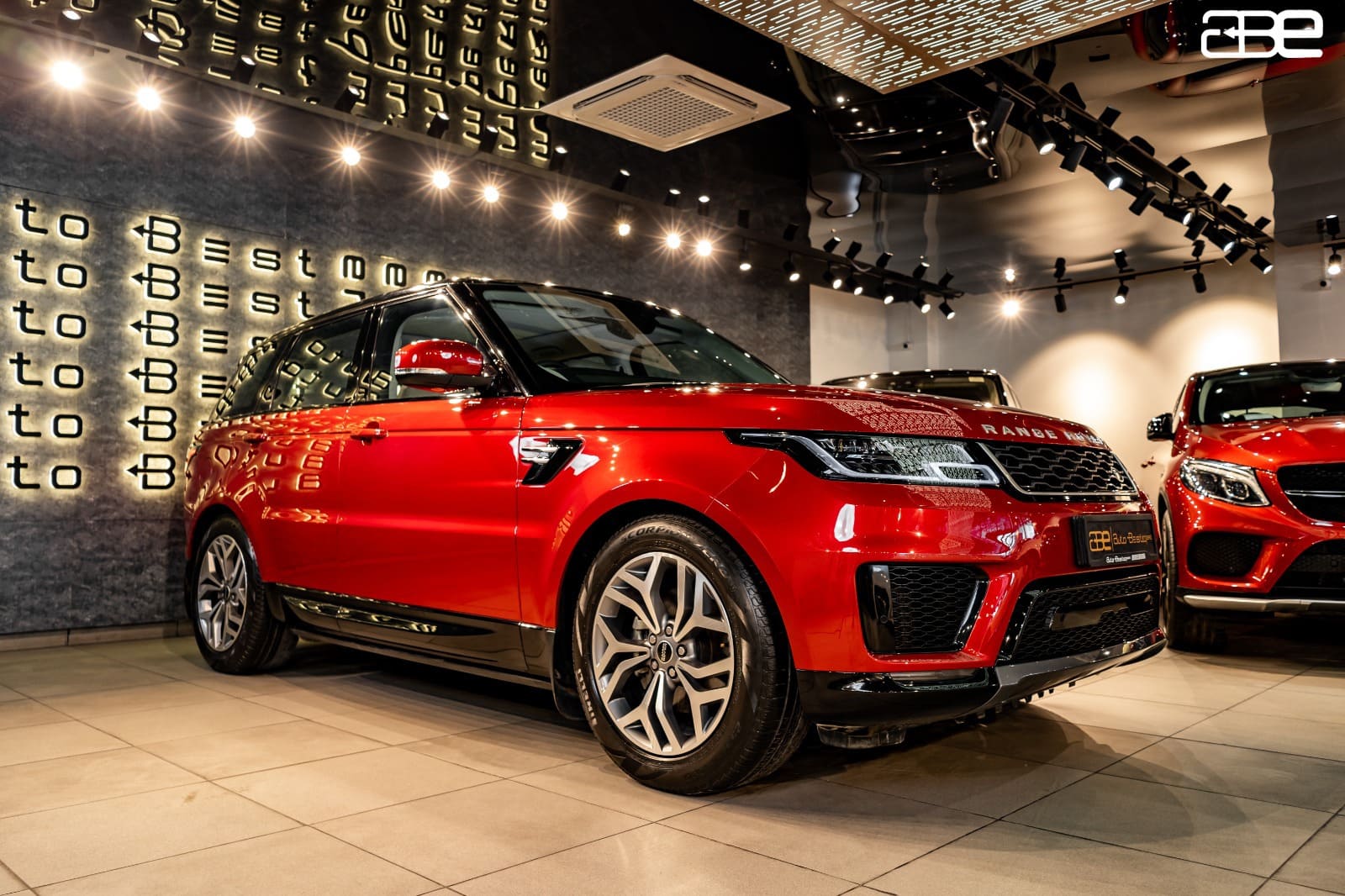 Buy Red Second Hand Range Rover Sport HSE ABE