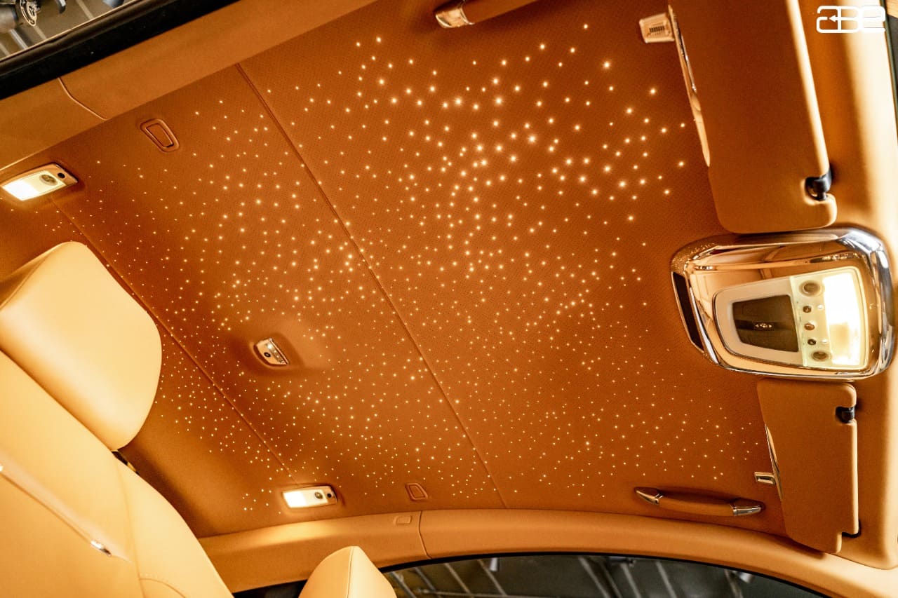 2016 RollsRoyce Wraith fiber optic Starlight Headliner  YouTube